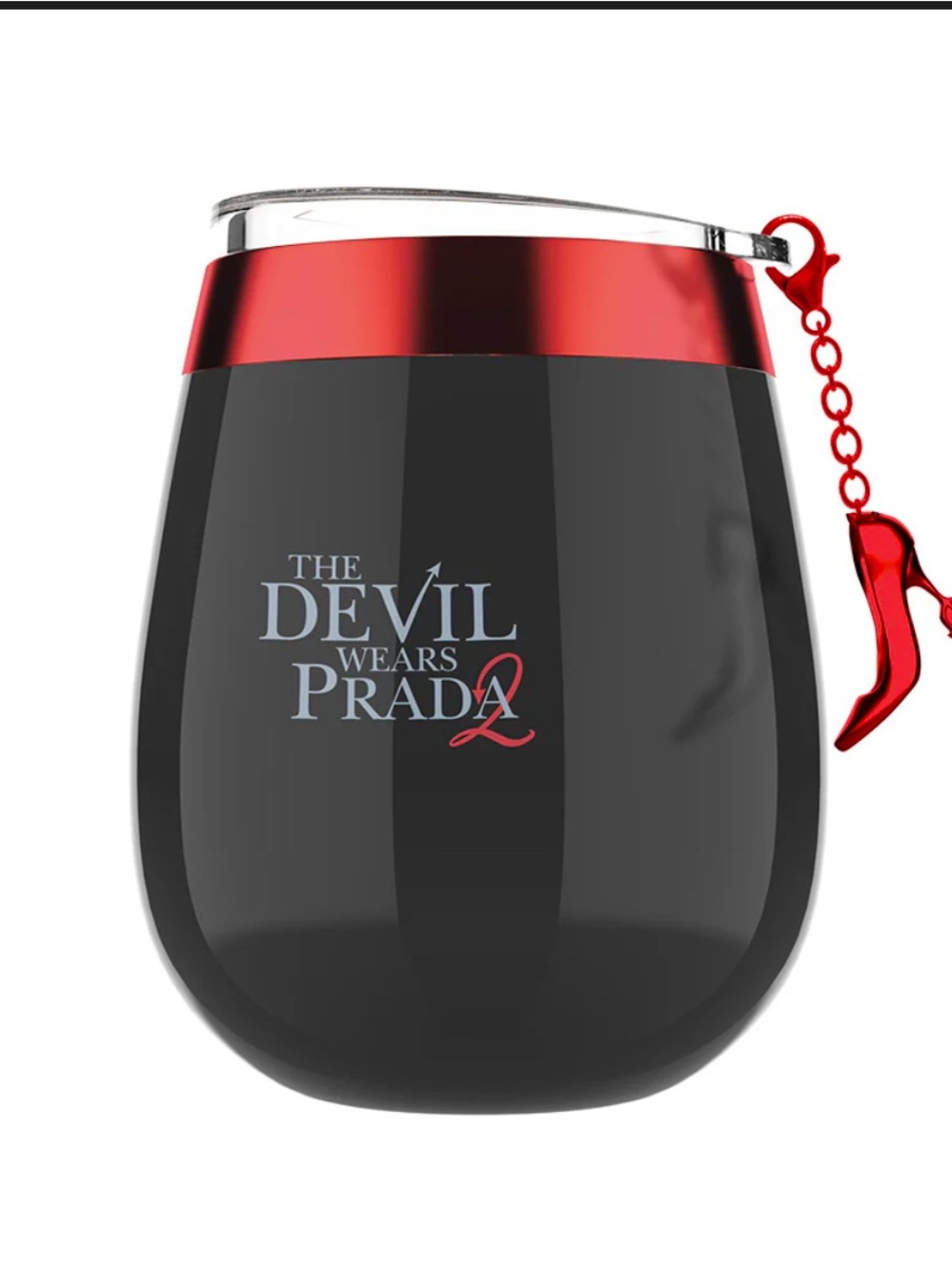 The Devil Wears Prada 2 Black & Red Insulated Tumbler NWT - Picture 3 of 7